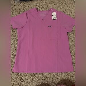 Figs Mauve V-Neck Scrub Top size large Catarina top 🩷
